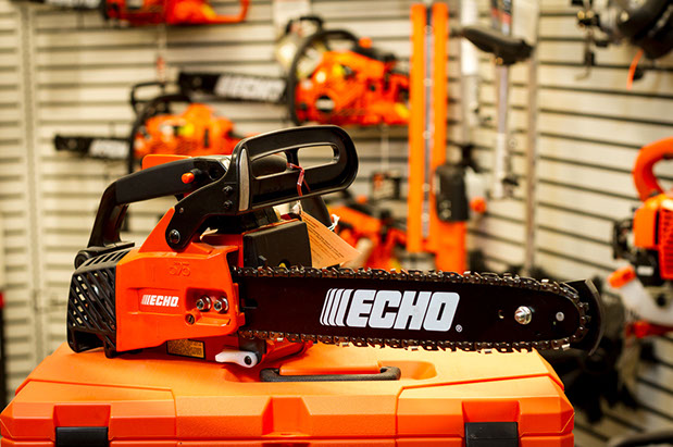 Echo chainsaws, leaf blowers and string trimmers, and parts and service of Echo products